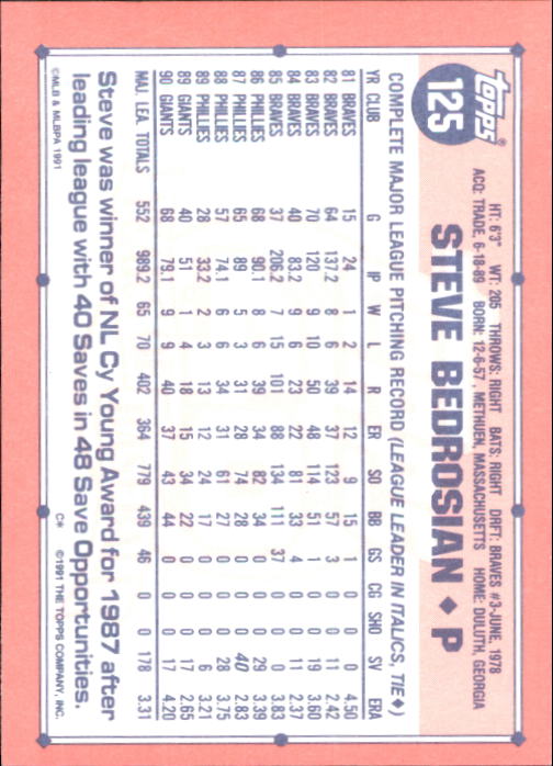 B6824- 1991 Topps Tiffany Baseball Cards 1-200 -You Pick- 15+ FREE US SHIP - Picture 227 of 359