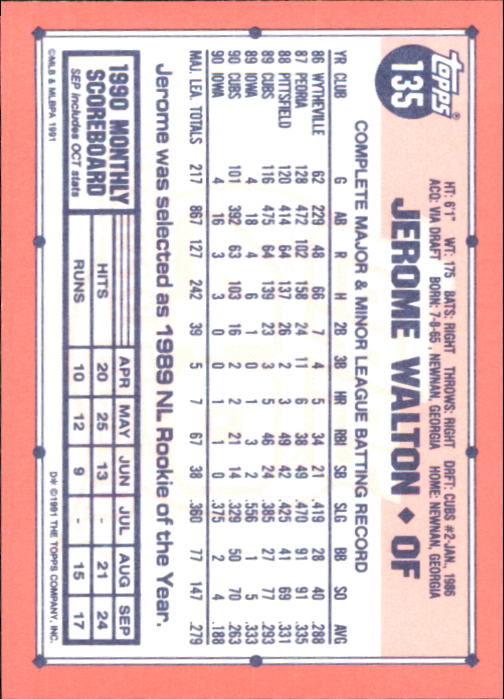 B6824- 1991 Topps Tiffany Baseball Cards 1-200 -You Pick- 15+ FREE US SHIP - Picture 245 of 359