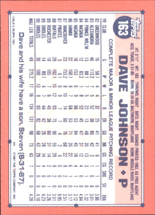 B6824- 1991 Topps Tiffany Baseball Cards 1-200 -You Pick- 15+ FREE US SHIP - Picture 295 of 359