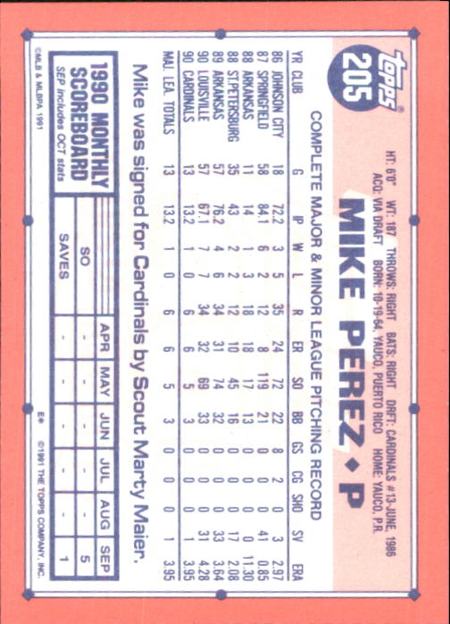 B6824- 1991 Topps Tiffany Baseball Card #s 201-400 -You Pick- 15+ FREE US SHIP - Picture 11 of 359