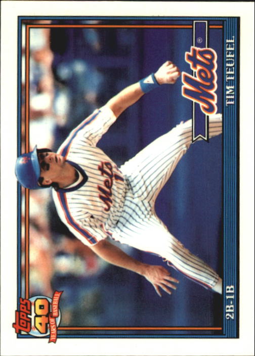 B6824- 1991 Topps Tiffany Baseball Card #s 201-400 -You Pick- 15+ FREE US SHIP - Picture 188 of 359