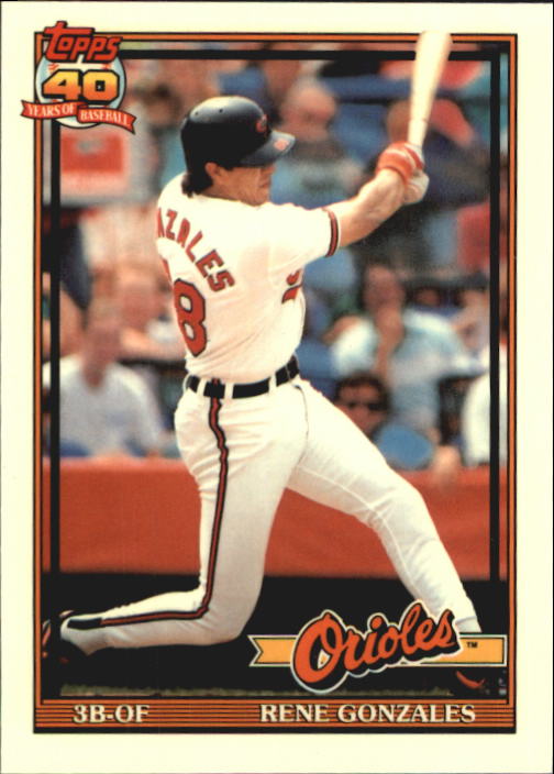 B6824- 1991 Topps Tiffany Baseball Card #s 201-400 -You Pick- 15+ FREE US SHIP - Picture 328 of 359