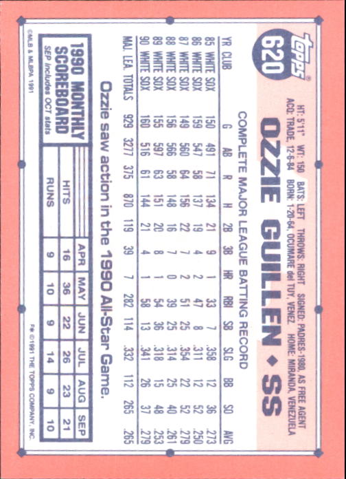 B6824- 1991 Topps Tiffany Baseball Card #s 601-792 -You Pick- 15+ FREE US SHIP - Picture 37 of 355