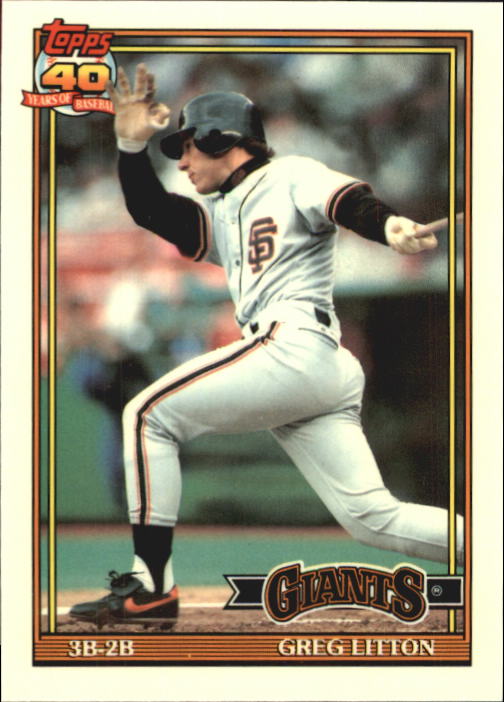B6824- 1991 Topps Tiffany Baseball Card #s 601-792 -You Pick- 15+ FREE US SHIP - Picture 52 of 355