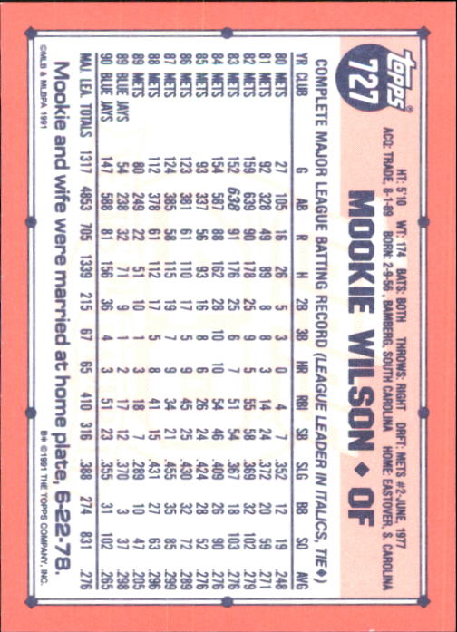 B6824- 1991 Topps Tiffany Baseball Card #s 601-792 -You Pick- 15+ FREE US SHIP - Picture 237 of 355