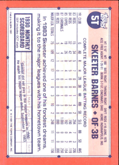 B1524- 1991 Topps Traded BB Karten 1-132 + Rookies -du Pick- 15 + Gratis US - Bild 9 von 261