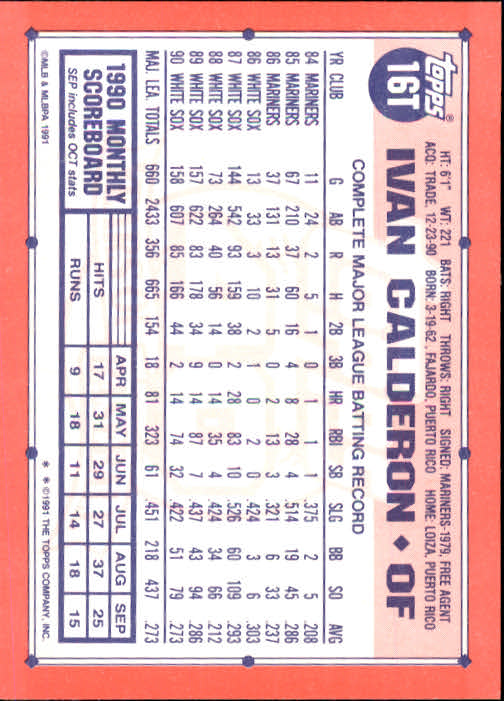 B1524- 1991 Topps Traded BB Karten 1-132 + Rookies -du Pick- 15 + Gratis US - Bild 31 von 261