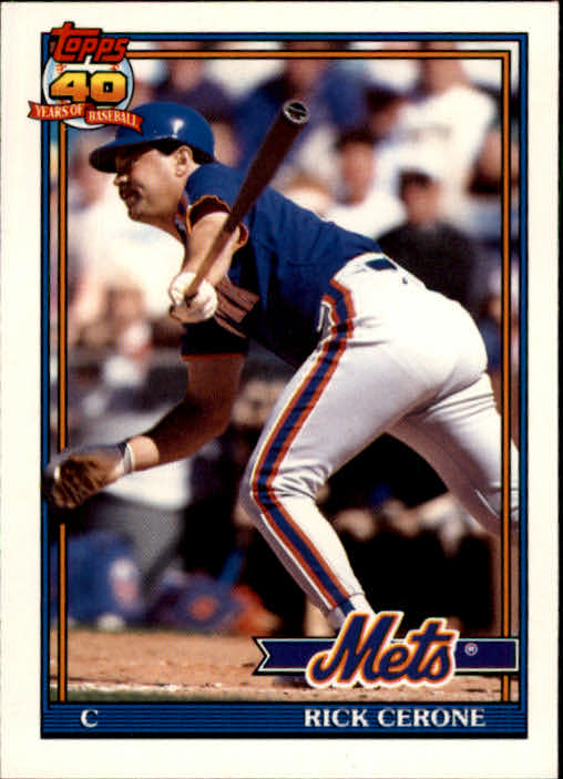 1991 Topps Traded #21T Rick Cerone