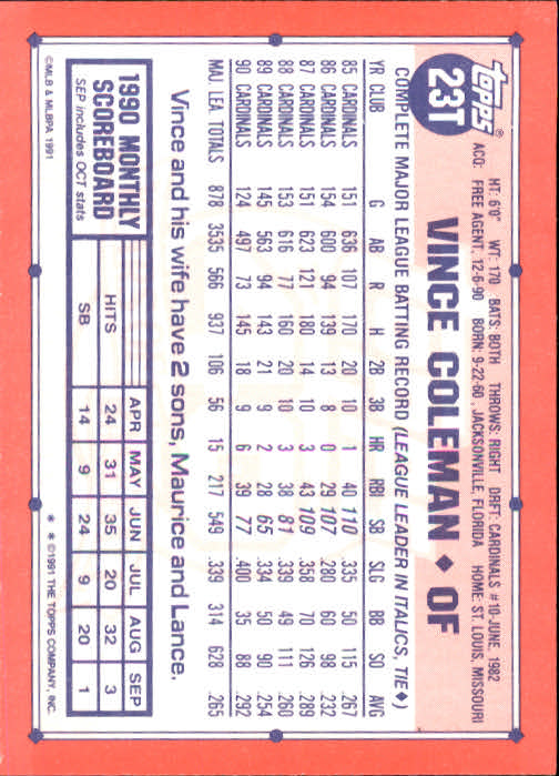 B1524- 1991 Topps Traded BB Karten 1-132 + Rookies -du Pick- 15 + Gratis US - Bild 45 von 261