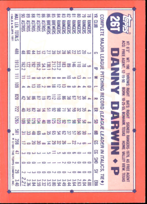 B1524- 1991 Topps Traded BB Karten 1-132 + Rookies -du Pick- 15 + Gratis US - Bild 51 von 261
