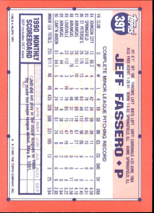 B1524- 1991 Topps Traded BB Karten 1-132 + Rookies -du Pick- 15 + Gratis US - Bild 77 von 261