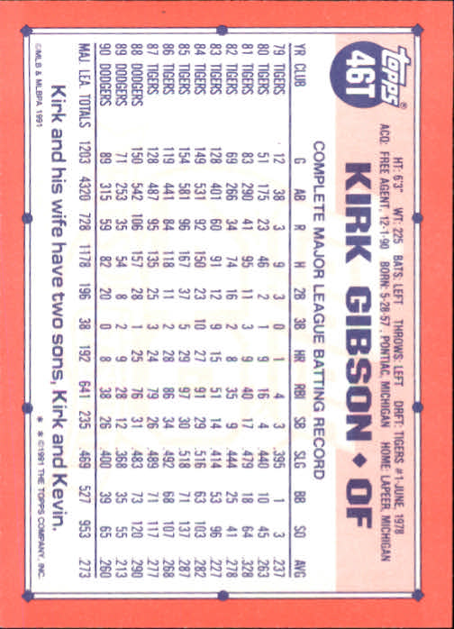 B1524- 1991 Topps Traded BB Karten 1-132 + Rookies -du Pick- 15 + Gratis US - Bild 91 von 261