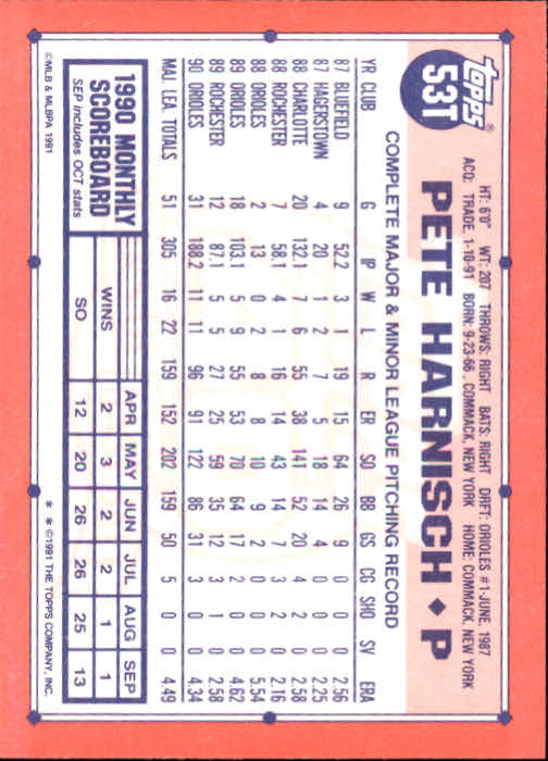 B1524- 1991 Topps Traded BB Karten 1-132 + Rookies -du Pick- 15 + Gratis US - Bild 105 von 261