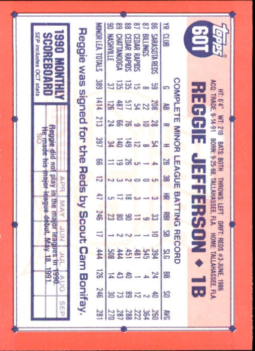 B1524- 1991 Topps Traded BB Karten 1-132 + Rookies -du Pick- 15 + Gratis US - Bild 119 von 261
