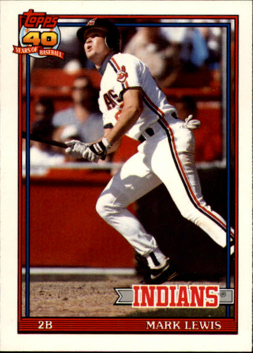 1991 Topps Traded #73T Mark Lewis