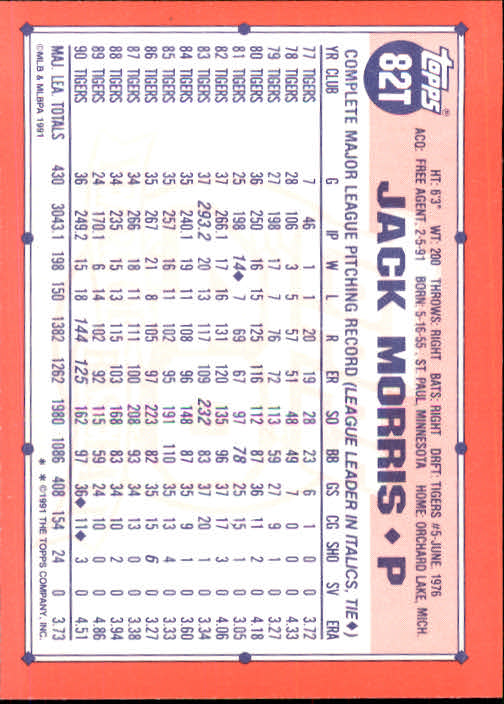 B1524- 1991 Topps Traded BB Karten 1-132 + Rookies -du Pick- 15 + Gratis US - Bild 163 von 261
