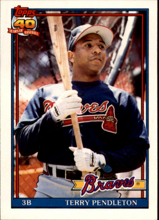 1991 Topps Traded #90T Terry Pendleton
