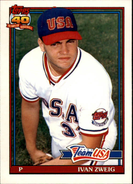 1991 Topps Traded #131T Ivan Zweig USA RC