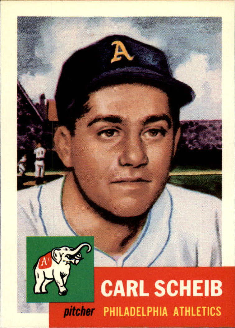 1991 Topps Archives '53 #57 Carl Scheib