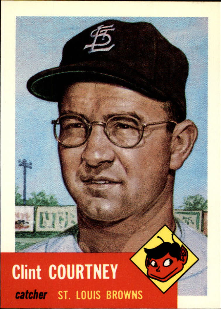 1991 Topps Archives '53 #127 Clint Courtney