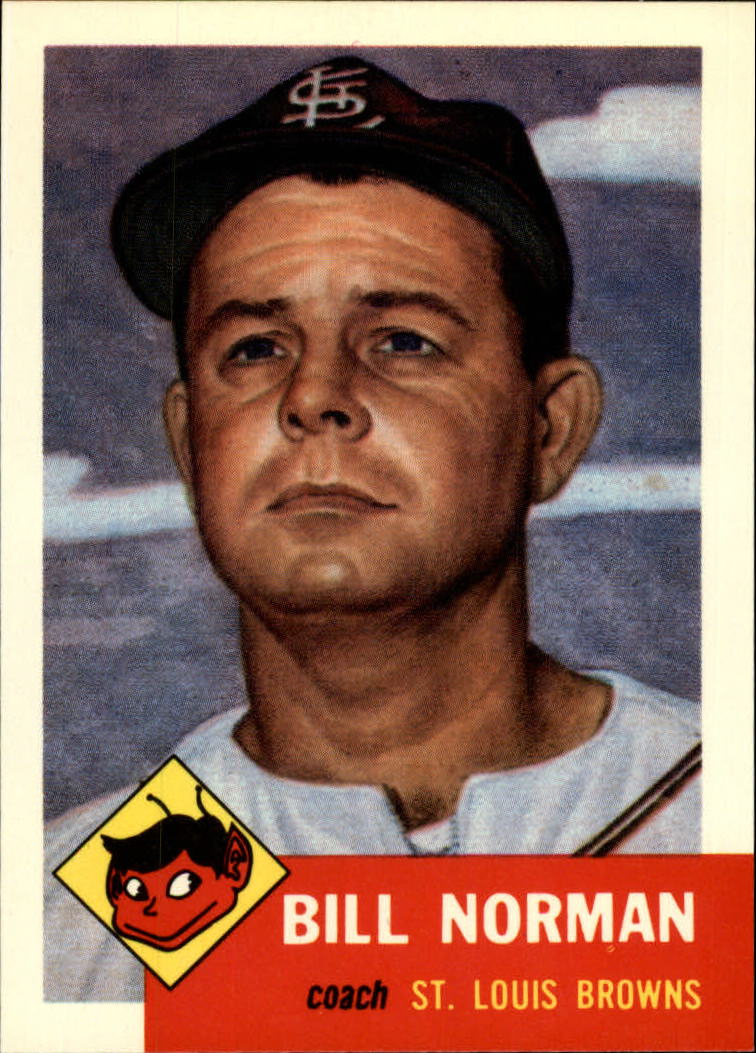 1991 Topps Archives '53 #245 Bill Norman CO