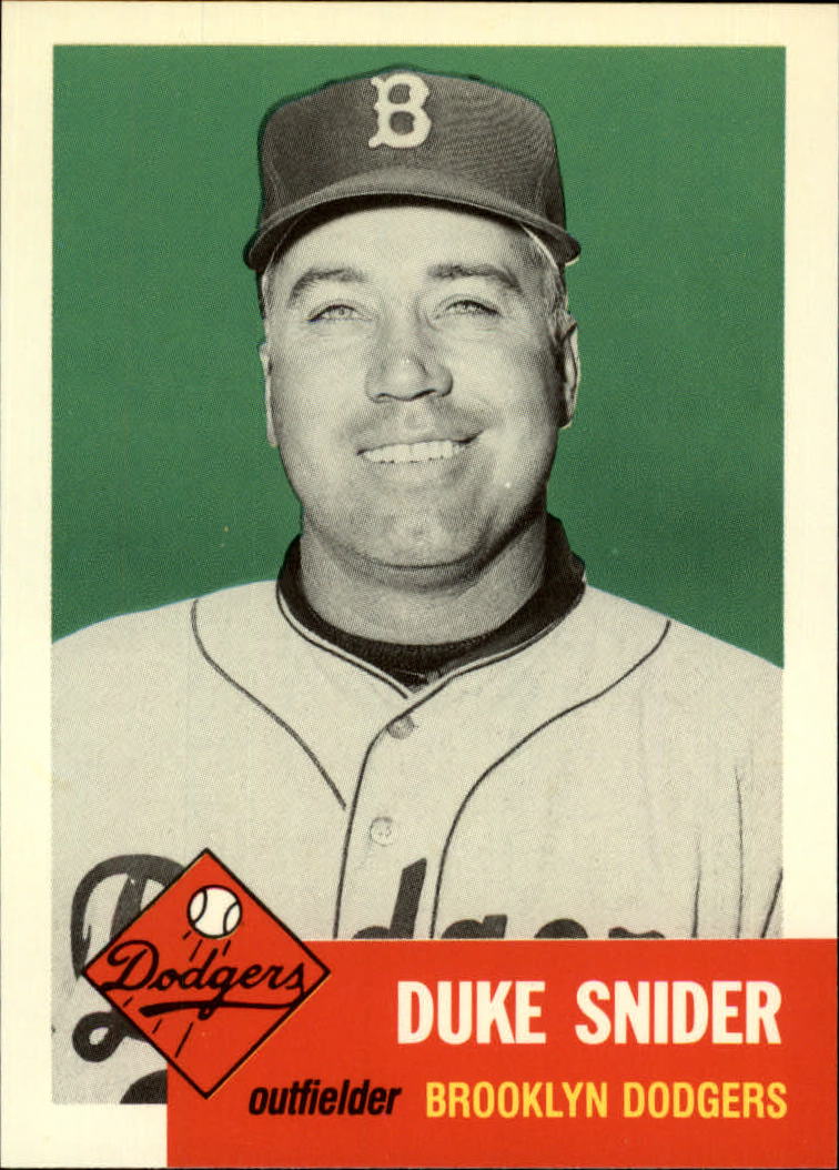1991 Topps Archives '53 #327 Duke Snider