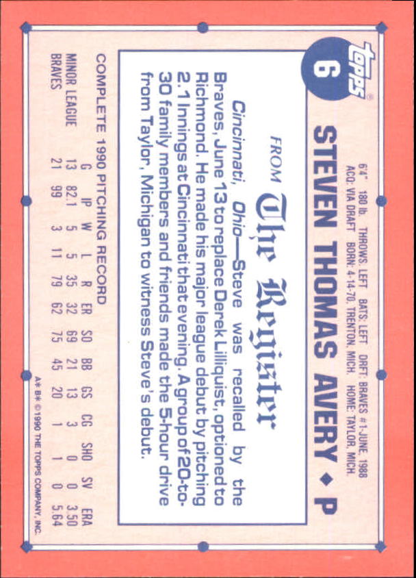 1991 Topps Debut '90 Baseball (Pick Card From List) C66 10-24 - Picture 7 of 209