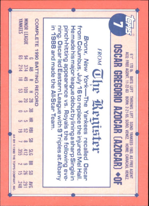 1991 Topps Debut '90 Baseball (Pick Card From List) C66 10-24 - Picture 9 of 209