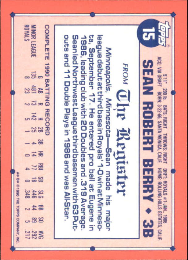 1991 Topps Debut '90 Baseball (Pick Card From List) C66 10-24 - Picture 19 of 209