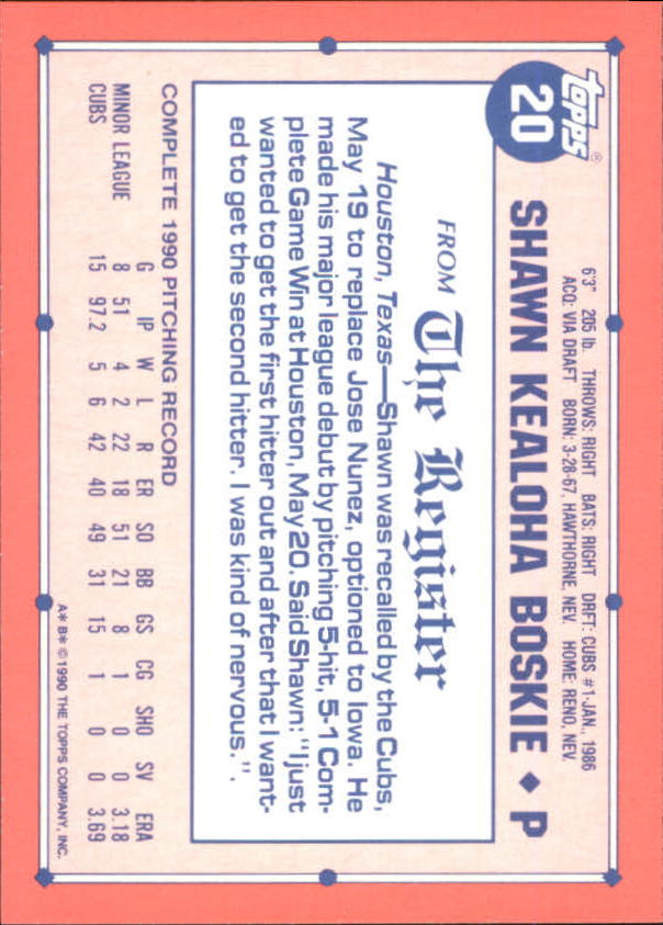 1991 Topps Debut '90 Baseball (Pick Card From List) C66 10-24 - Picture 25 of 209