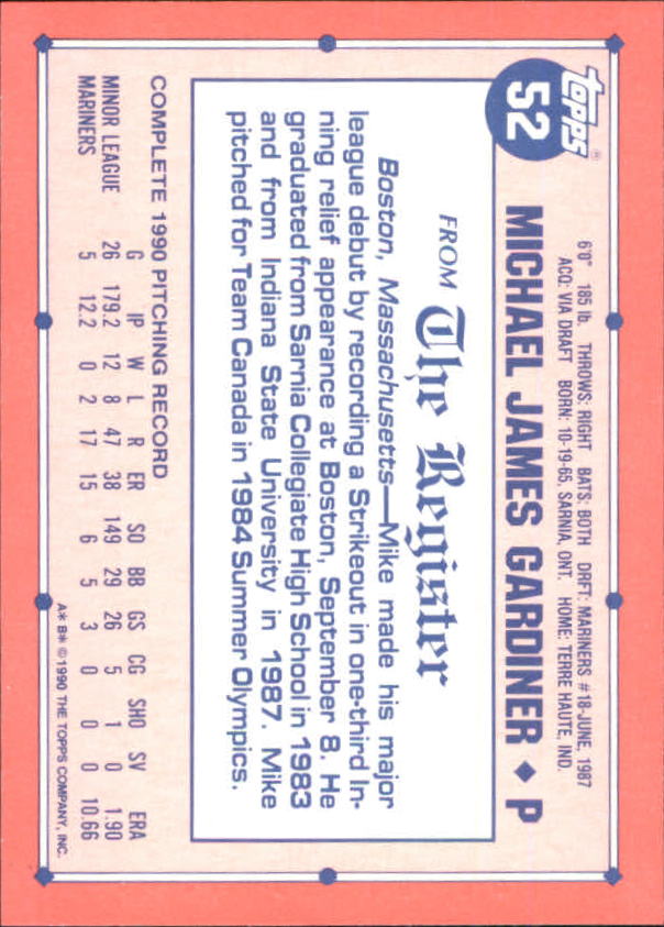 1991 Topps Debut '90 Baseball (Pick Card From List) C66 10-24 - Picture 67 of 209