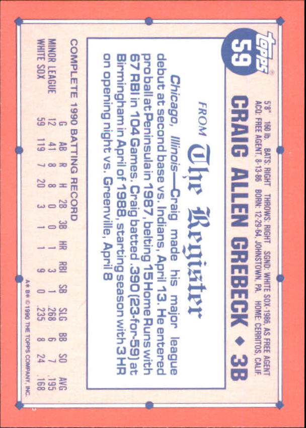 1991 Topps Debut '90 Baseball (Pick Card From List) C66 10-24 - Picture 73 of 209