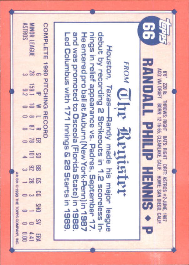 1991 Topps Debut '90 Baseball (Pick Card From List) C66 10-24 - Picture 85 of 209