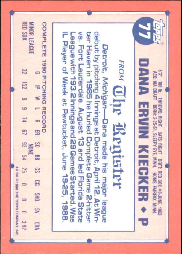 1991 Topps Debut '90 Baseball (Pick Card From List) C66 10-24 - Picture 99 of 209