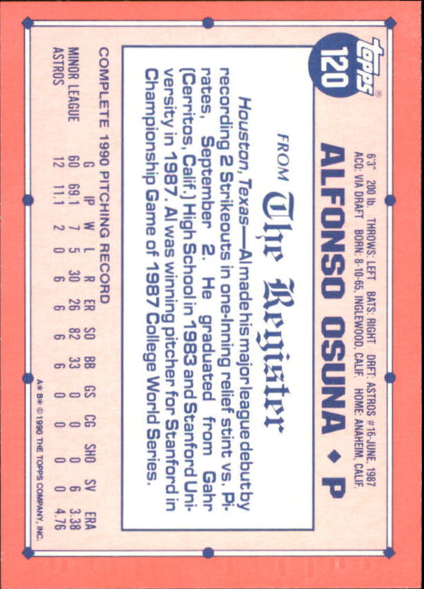 1991 Topps Debut '90 Baseball (Pick Card From List) C66 10-24 - Picture 139 of 209