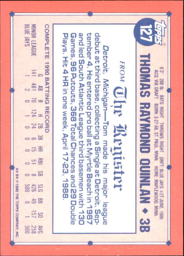 1991 Topps Debut '90 Baseball (Pick Card From List) C66 10-24 - Picture 147 of 209