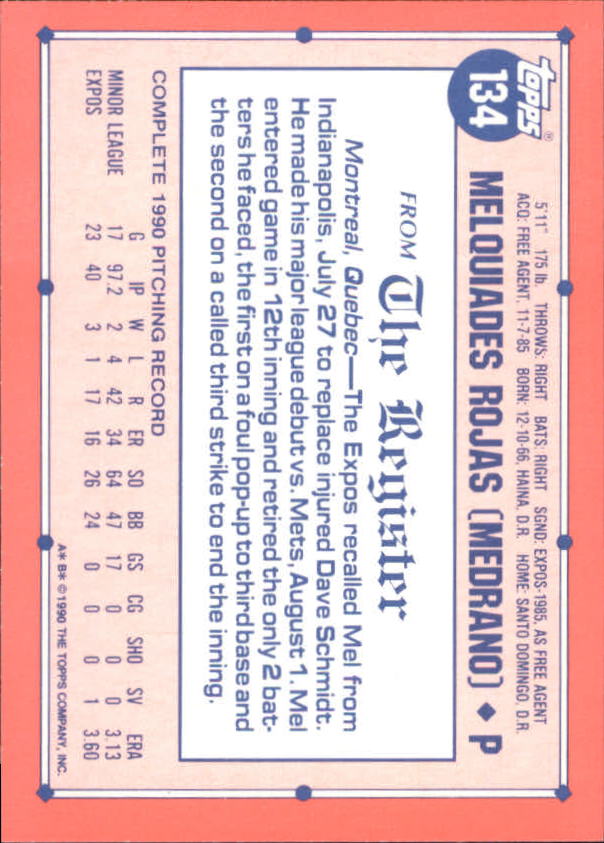 1991 Topps Debut '90 Baseball (Pick Card From List) C66 10-24 - Picture 157 of 209