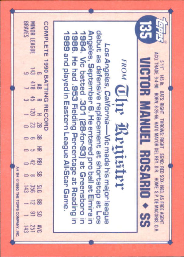 1991 Topps Debut '90 Baseball (Pick Card From List) C66 10-24 - Picture 159 of 209