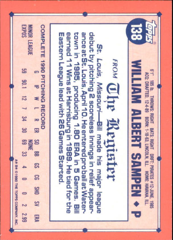 1991 Topps Debut '90 Baseball (Pick Card From List) C66 10-24 - Picture 163 of 209