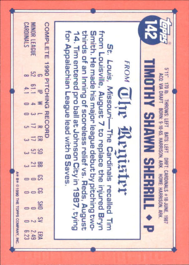 1991 Topps Debut '90 Baseball (Pick Card From List) C66 10-24 - Picture 167 of 209