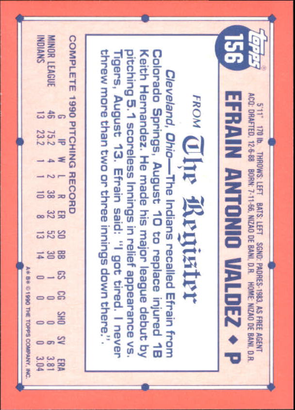 1991 Topps Debut '90 Baseball (Pick Card From List) C66 10-24 - Picture 185 of 209