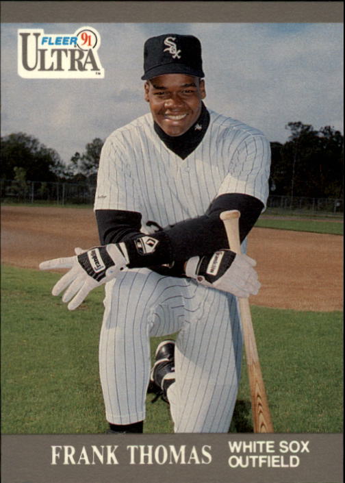 1991 Ultra #85 Frank Thomas/Card says he is/an outfielder