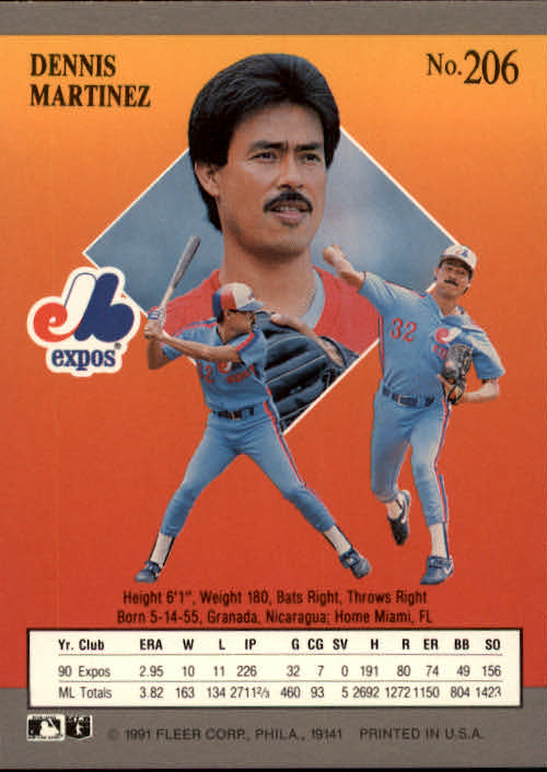 B2189- 1991 Ultra Baseball Card #s 1-250 +Rookies -You Pick- 15+ FREE US SHIP - Picture 409 of 495