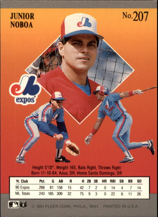 B2189- 1991 Ultra Baseball Card #s 1-250 +Rookies -You Pick- 15+ FREE US SHIP - Picture 411 of 495