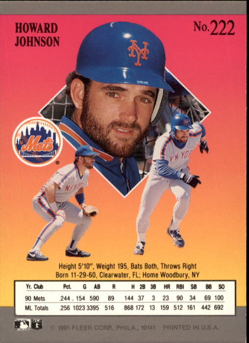 B2189- 1991 Ultra Baseball Card #s 1-250 +Rookies -You Pick- 15+ FREE US SHIP - Picture 441 of 495