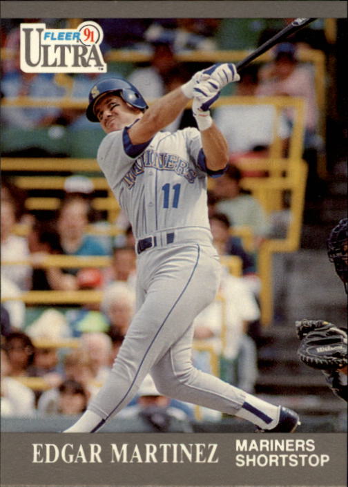 1991 Ultra #340 Edgar Martinez UER/Listed as playing SS