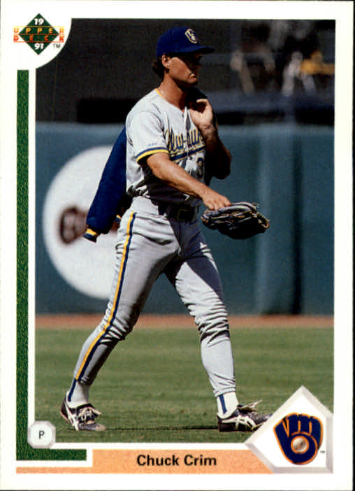 1991 Upper Deck #391 Chuck Crim