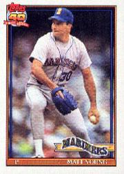 1991 O-Pee-Chee #108 Matt Young/Now with Red Sox/12/4/90