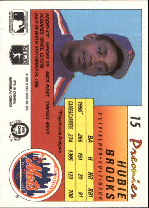 A4831- 1991 O-Pee-Chee Premier Baseball #s 1-132 -You Pick- 15+ FREE US SHIP - Picture 29 of 251