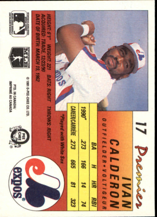 A4831- 1991 O-Pee-Chee Premier Baseball #s 1-132 -You Pick- 15+ FREE US SHIP - Picture 33 of 251